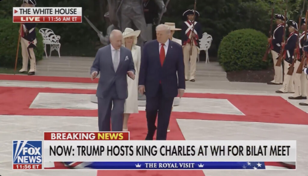 Jahmatavad sõnad, mis Trump ütles Inglise kuningale visiidi ajal: Putin tahab sõda ja hävitab terve rahva