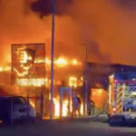 Vantaal põles maha tehasehoone