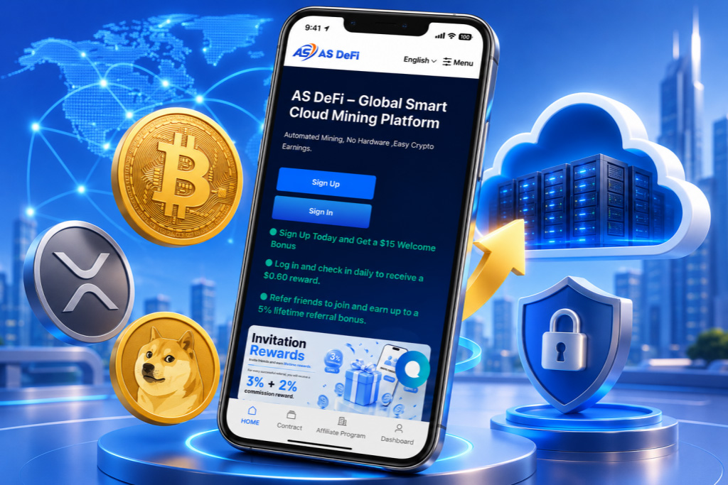 AS DeFi tutvustab ametlikult uut Web3 mobiilirakendust, mis võimaldab kasutajatel kogu maailmas teenida BTC, XRP ja DOGE tulu