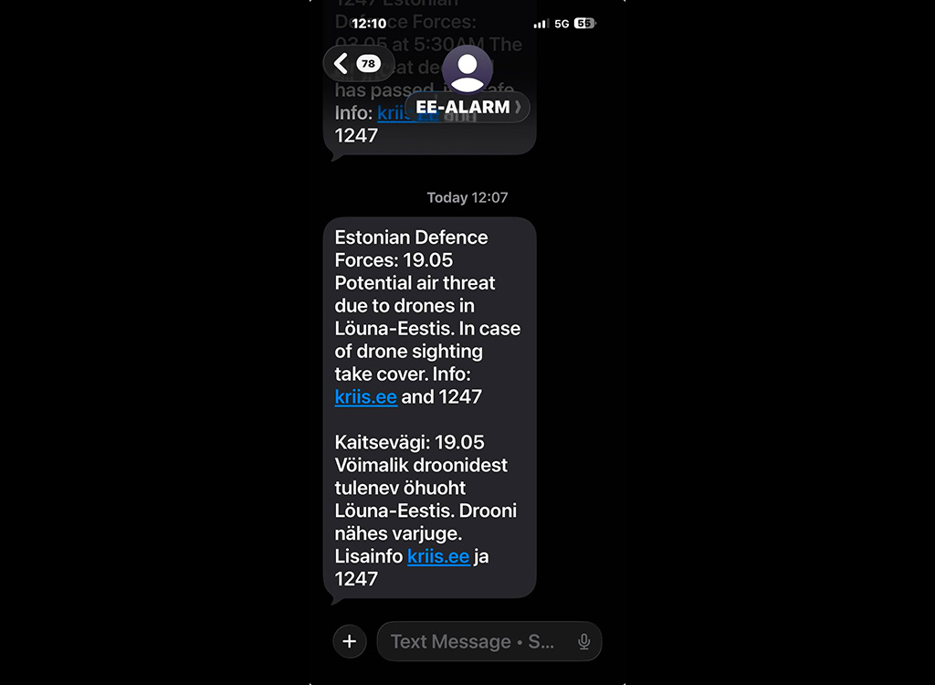 Lõuna-Eestis tuli teade drooniohu kohta
