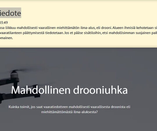 Soome võimud: droonioht on möödas