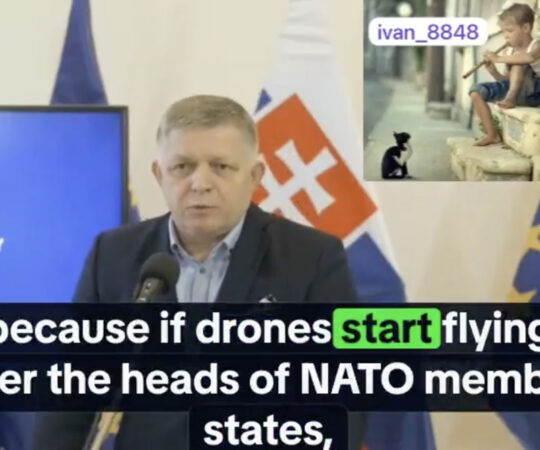 Slovaki peaminister: Ukraina lennutab droone NATO riikide kohal, et need riigid sõtta tõmmata