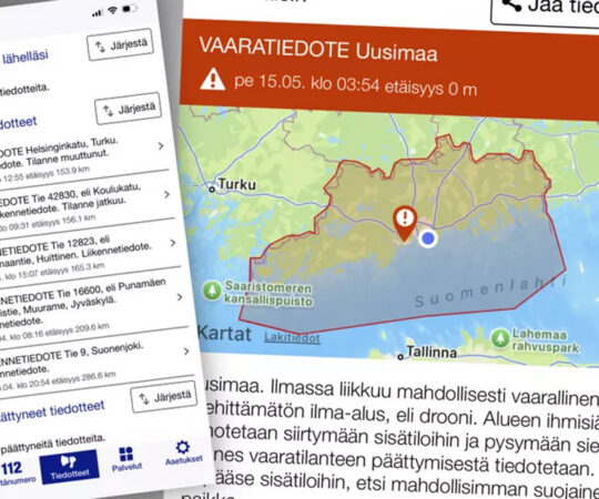 Soome telefonidele ei tulnudki ohuteadet