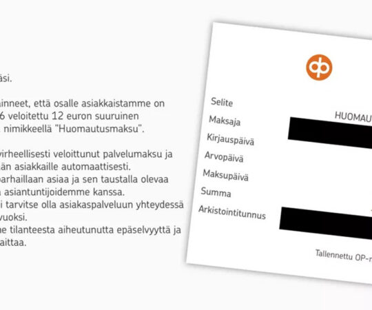 Soome panga klientidel palutakse oma kontot kontrollida