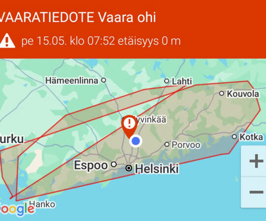 Soome drooniteavitus ei toiminud korralikult, häirekeskuse juht vabandab
