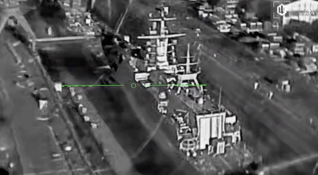 VIDEO: Ukraina droon tabas Kroonlinnas Vene sõjalaeva