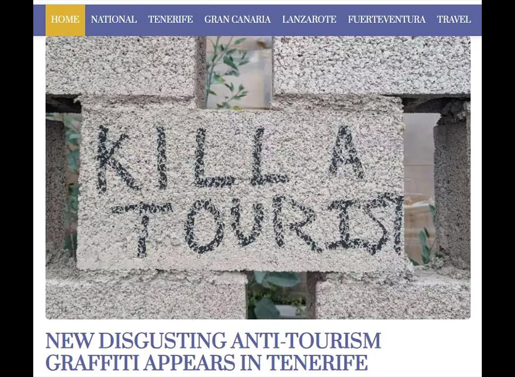 Kanaaridel kutsuti üles turiste tapma