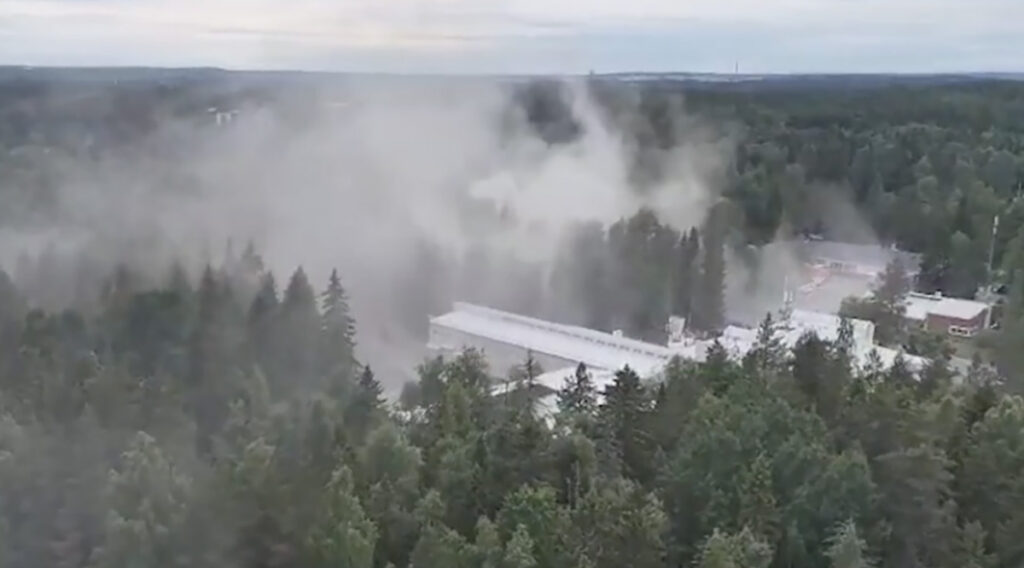 Soomes suur tulekahju, edastati ohuteade