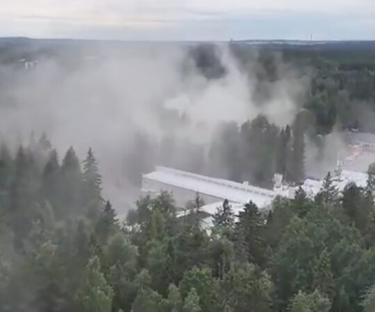 Soomes suur tulekahju, edastati ohuteade