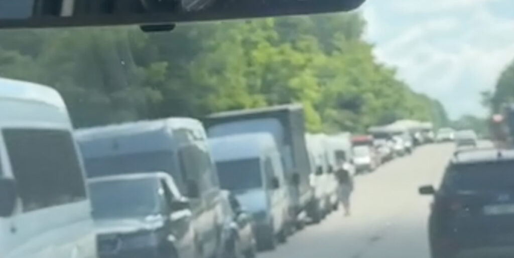 VIDEO: ukrainlased ei saa piiri ületada
