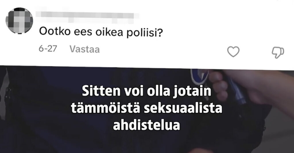 Soome veebikonstaabel pani ameti maha – langes kiusamise ohvriks