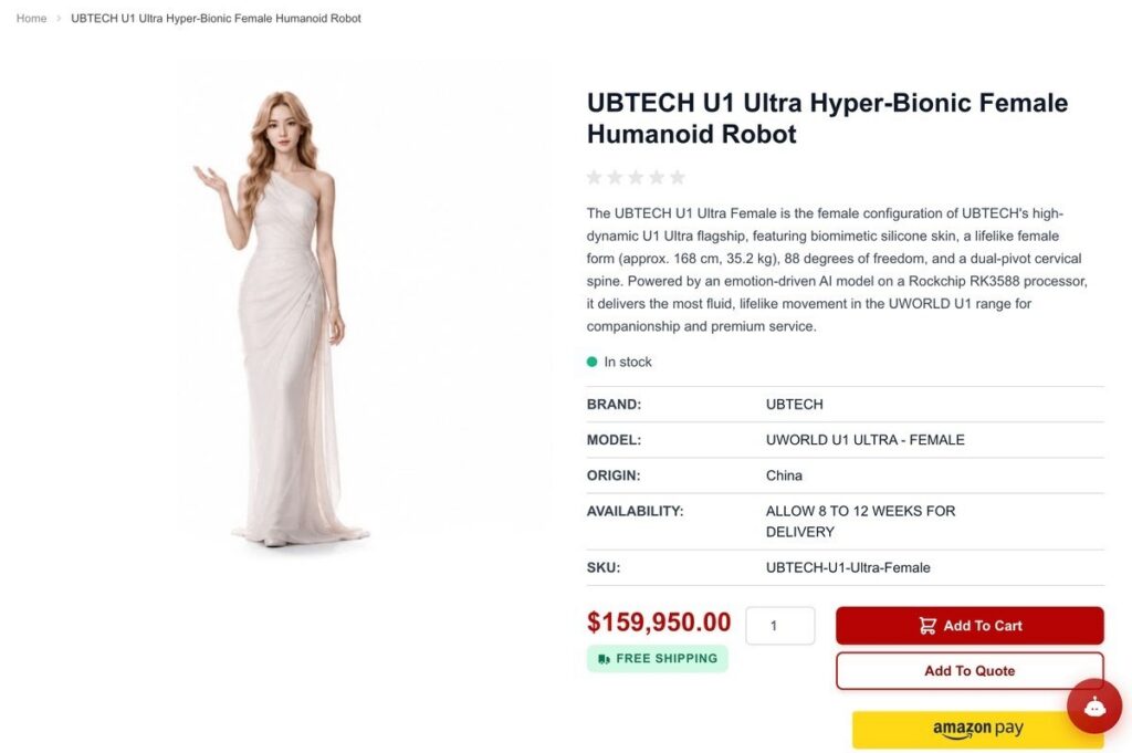 Hiinas müüdi uued humanoid-robotid kiiresti läbi
