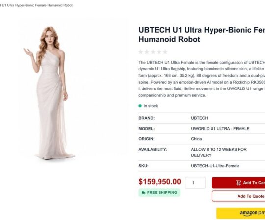 Hiinas müüdi uued humanoid-robotid kiiresti läbi