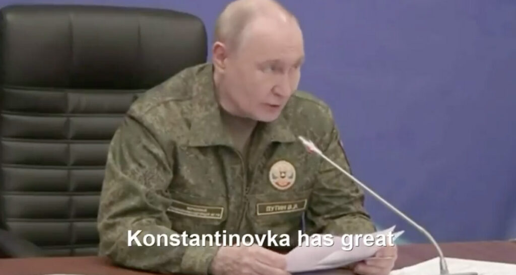 Putin teatas Ukrainas olulise rindelinna vallutamisest