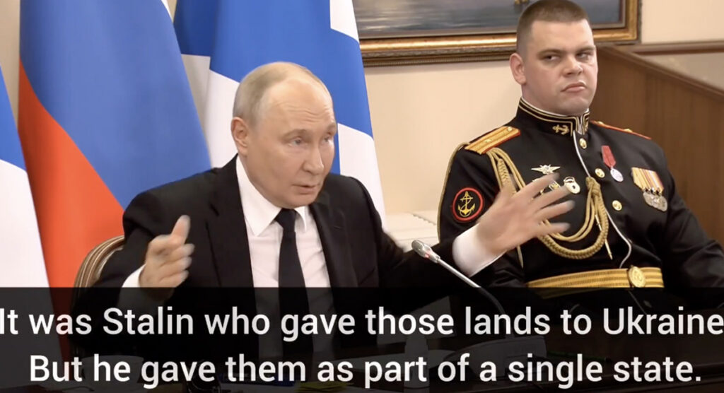 Putin võttis sõna Ukraina teemal: ütles, et Stalin andis Ukrainale läänepoolsed alad