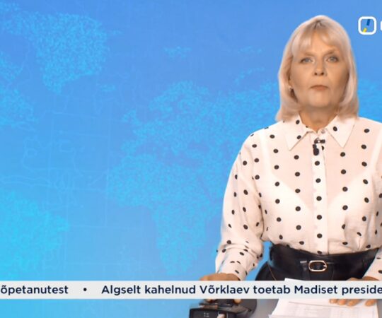 Eestis testiti uudistesaate tegemist sõjaolukorras