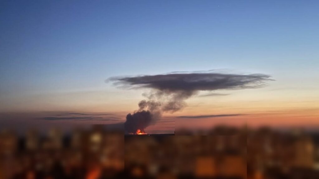 VIDEO: Kiievi lähedal plahvatas midagi suurt