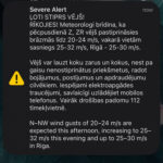 Lätis on alanud vihmasajud – mõne tunniga on maha sadanud pool kuu normist – inimestele saadeti telefonile hoiatus