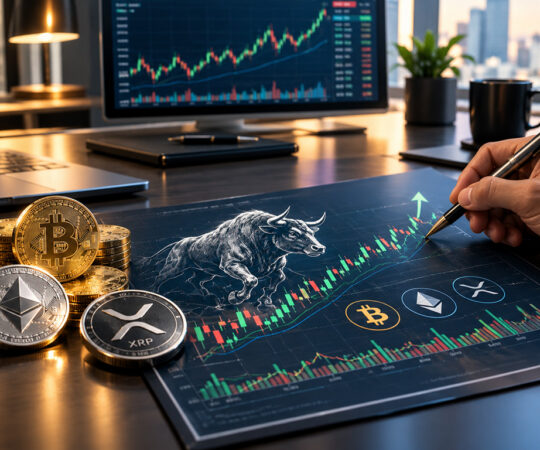 Bitcoini hind kõigub turu jätkuva volatiilsuse tingimustes praegu 77000 dollari piirimail – kuidas saavad Eesti omanikud teenida FTMININGu kaudu 3700 dollarit passiivset tulu?