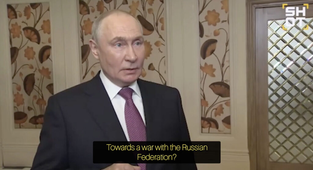 Putin: Euroopa eliit ajab riike sõtta Venemaaga