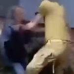 VIDEO: sõjaväelane taltsutab Ukrainas naist