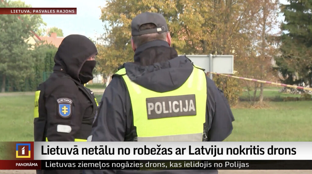 Võimud: Leetu jõudnud droon ilmselt hävitas end ise, pihta sai üks auto
