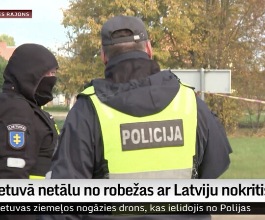 Võimud: Leetu jõudnud droon ilmselt hävitas end ise, pihta sai üks auto