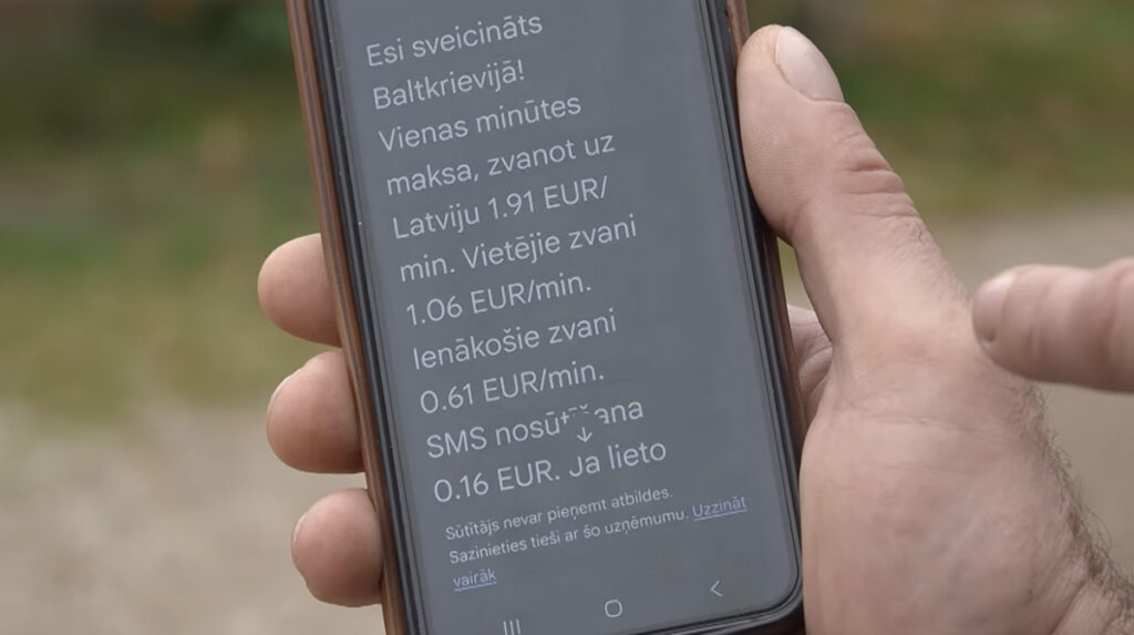 Läti piirialadel on häiritud mobiilside