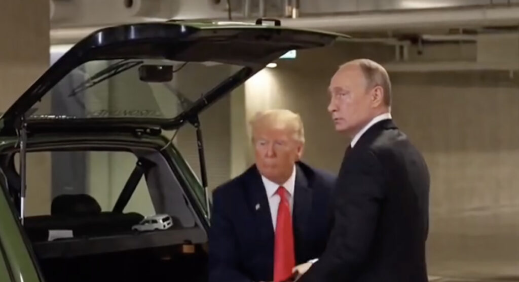 Humoorikas video: Putin, Zelenski ja Trump