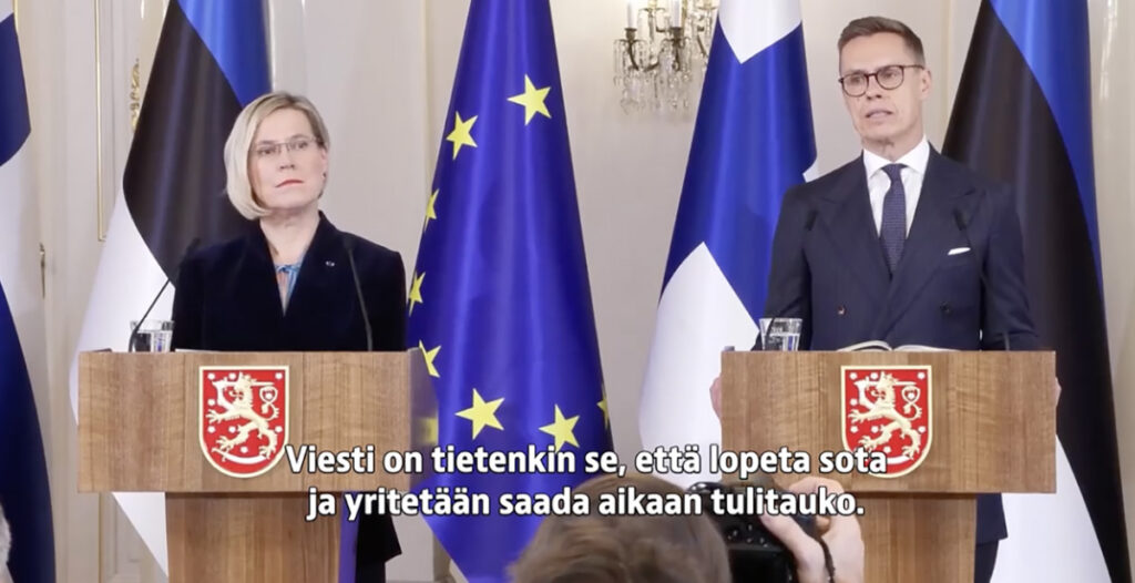Soome president saatis sõnumi Venemaale
